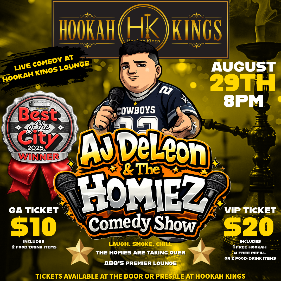 Flyer: AJ Deleon & The Homiez Comedy Show